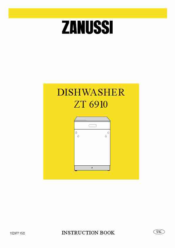 Zanussi Dishwasher ZT 6910-page_pdf